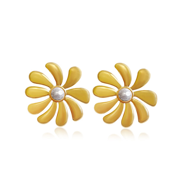 Golden Bloom Studs